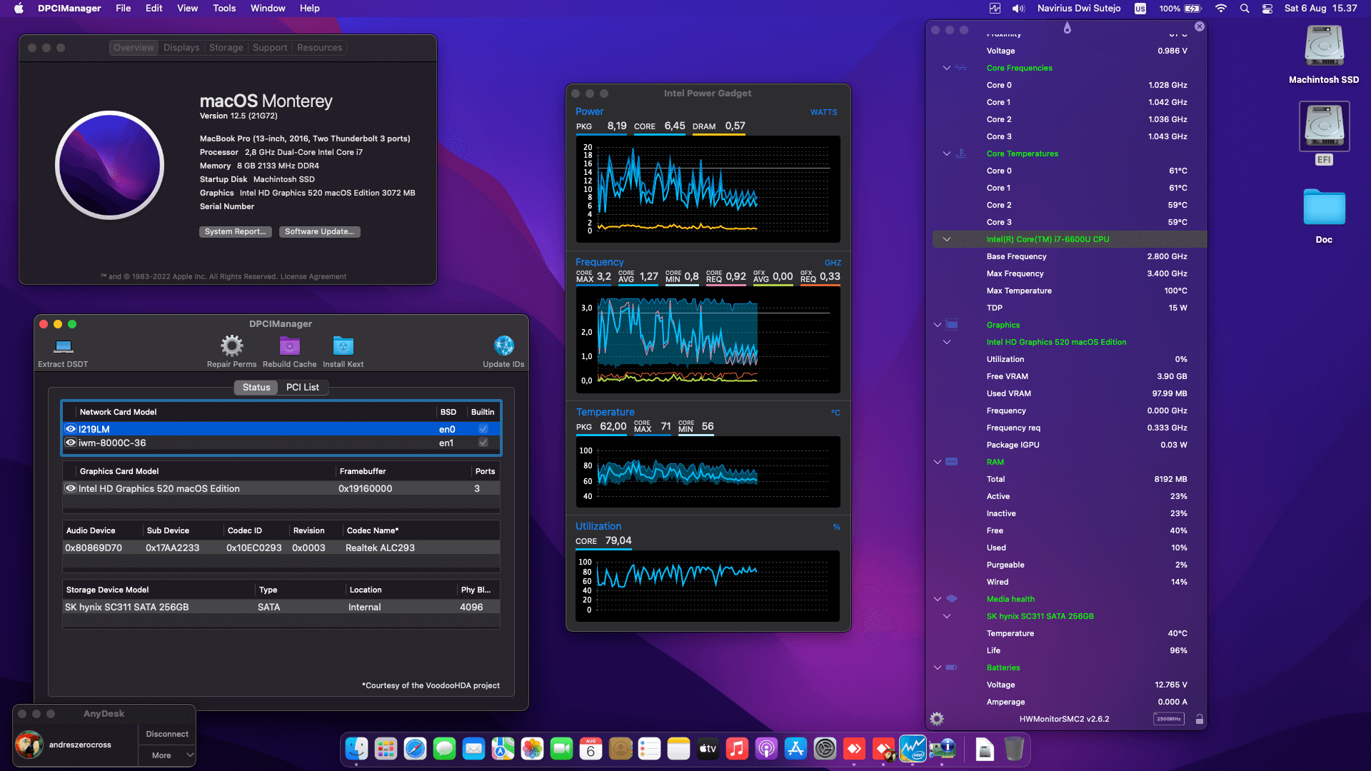 Lenovo Thinkpad T460S [SkyLake   Intel HD 520 + PS2 SMBUS + Touchscreen]   OpenCore 1